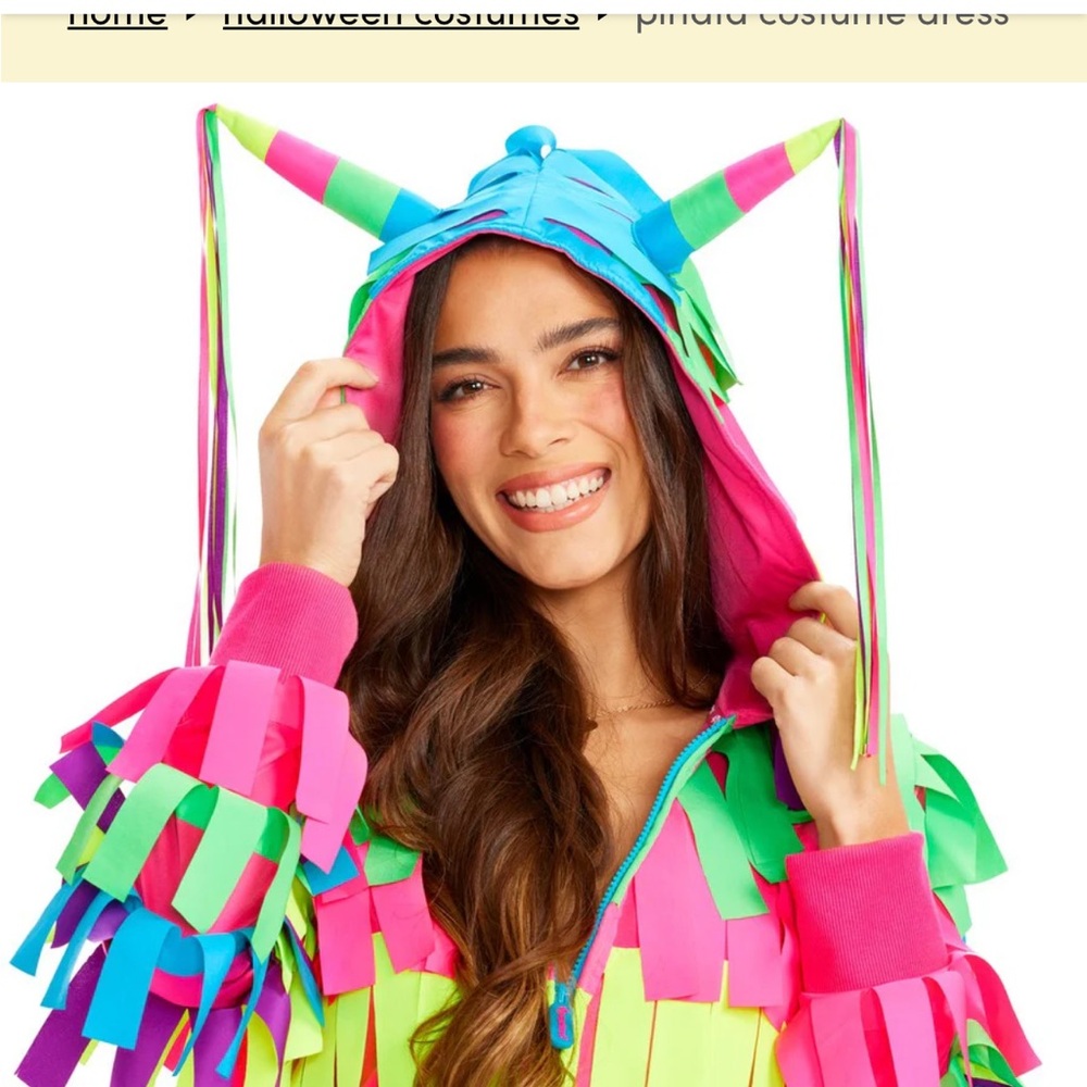 Tipsy Elves Colorful Piñata Costume XXL